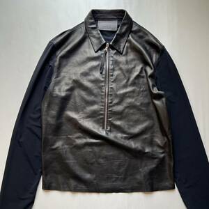 1999FW VINTAGE PRADA docking shirt プラダアーカイブ　ドッキングシャツ　ナイロンジャケット　プラダスポーツ