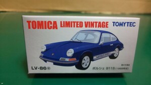 ☆美品☆未開封★トミカリミテッド ヴィンテージ LV-86e 1/64 ポルシェ 911S (1968年式) 青 ～送料 定形外郵便 段ボール プチプチ包装290円