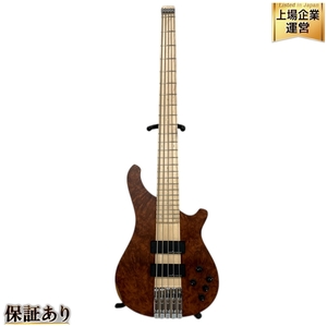 TUNE Zi III-5 Headless Burl Karin ヘッドレス エレキベース 5弦 弦楽器 中古 良好 S9601652