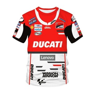Ducati ドゥカティ Tシャツ / ★サイズ : XL★ / 材質：ポリエステル MotoGP スポーツウエア スポーツTシャツ バイクウェア