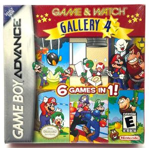 【新品未開封】任天堂 GBA GAME&WATCH GALLERY4 北米版 ゲーム＆ウォッチ ギャラリー4 ゲームボーイアドバンスソフト