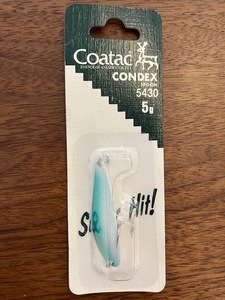 コータック　コンデックススプーン（その１）　5g　シルバー地/グリーンとホワイト塗り