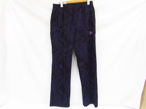 NEEDLES ニードルス 2２AW Track Pant poly JQ トラックパンツ ブラック Sサイズ LQ474 中古品 ◆100671