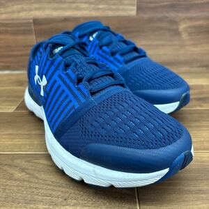 FK240403 D-78 UNDER ARMOUR アンダーアーマー SpeedForm Gemini 3 スピードフォーム ジェミニ カジュアルシューズ ブルー メンズ 26.5cm