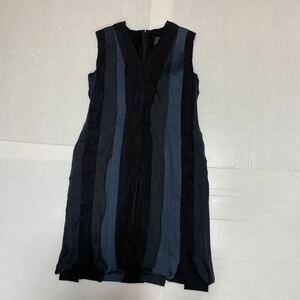 ■ランバンLANVIN シルク×ニットワンピース40