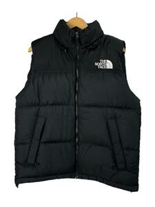 THE NORTH FACE◆NUPTSE VEST_ヌプシベスト/L/ナイロン/BLK//