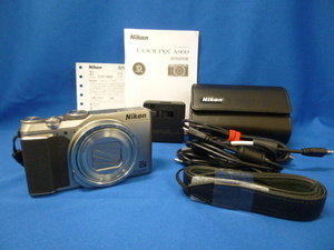 【T19764】Nikon ニコン COOLPIX A900 クールピクス シルバー デジタルカメラ 簡易動作確認済 通電確認済