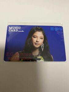 E-girls石井杏奈MCカード☆