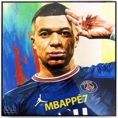 KYLIAN MBAPPE ② キリアン エムバペ / 大人気ポップアートパネル