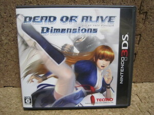 Cい406　送料無料　3DSソフト　DEAD OR ALIVE DIMENSIONS （デッド オア アライブ ディメンションズ）　4本まで同梱可