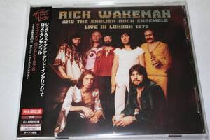 YES Solo (8) Rick Wakeman (30) Rick Wakeman And The English Rock Ensemble：Live In London 1976★ 2枚組国内仕様直輸入盤 ★ 中古品 