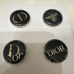 Dior ロゴ入りピン 4個セット バッチ