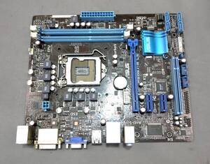 【中古パーツ】BIOS確認のみ、ASUS P8H61-M LE マザーボード ＩＯパネル LGA1155 ■MB5541