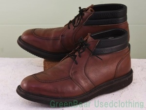 T527◆USA製【レッドウィング RED WING】ワークブーツ カッコイイ ワイズ細め良い味 茶 ブラウン メンズ 11D 29cm