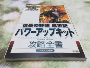 PC攻略本 信長の野望 嵐世記 パワーアップキット 攻略全書