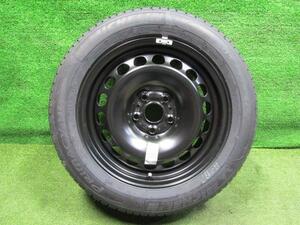 VW パサートヴァリアント スペアタイヤ 16X7J PCD112 +45 5穴 215/55R16 3C0601027CH 送料【M1】