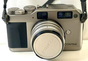 動作未確認　コンタックス CONTAX G1 ＋Planar T 45mm F2 プラナー Gマウント フィルム マニュアルフォーカス 一眼レフカメラ　1円スタート