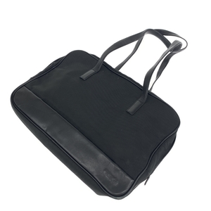 ◆TUMI トゥミ ビジネスバッグ◆ ブラック キャンバス×レザー 3室 メンズ 肩掛け bag 書類鞄 A4