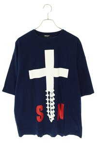 アンダーカバー UNDERCOVER UC1D4893-2 サイズ:3 SNプリントビッグTシャツ 中古 BS99