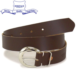 HERITAGE LEATHER CO.(ヘリテージレザー) NO.8800 1.25inch Leather Belt 1.25インチ レザーベルト HL220 Brown L/36インチ