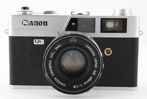 [現状品] キヤノン Canon Canonet QL19 Silver 45mm F1.9 35mm レンジファインダー フィルムカメラ #40385A ◆