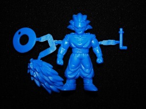 未切り【スーパーサイヤ人3 孫悟空（青色）】パート26・ドラゴンボールZ 消し・美品・ドラ消し・ドラ消し・DRAGONBALL・フィギュア