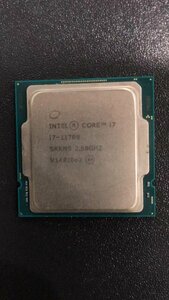 CPU インテル Intel Core I7-11700 プロセッサー 中古 動作未確認 ジャンク品 - A611