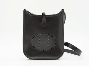 ☆◇【HERMES エルメス】エヴリン TPM ボックスカーフ ショルダーバッグ ブラック