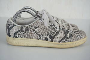 HYKE/ハイク*24ｃｍ*adidas STAN SMITH/アディダス ハイク スタンスミス*パイソン型押し*スニーカー シューズ*