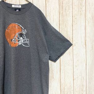 NFL Cleveland Browns クリーブランド・ブラウンズ プリント Tシャツ XL USA古着 アメリカ古着
