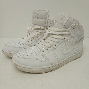 [KA16B-611-088-1] NIKE ナイキ AIR JORDAN エアージョーダン 1 MID 554724-104 スニーカー 箱無し 中古