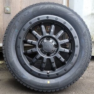 14インチ BRIDGESTONE BLIZZAK VRX3 155/65R14 国産 スタッドレスタイヤホイール4本セット サンバー ピクシス トラック アクティ NVAN