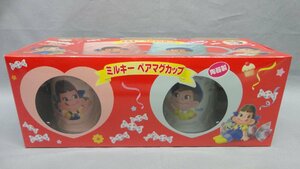 不二家 ミルキー 50th ペアマグカップ ペコちゃん ポコちゃん 陶器製 開封