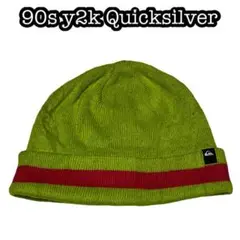 90s y2k old knit cap beanie Quick silver