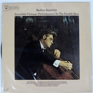 USSR盤 ロディオン・アザルヒン/INCREDIBLE VIRTUOSO PERFORMANCES ON THE DOUBLE BASS/COLUMBIA BL33593 LP