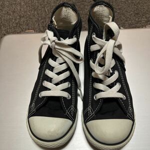 △ CONVERSE コンバース ジュニア 黒 オールスター 20cmブラック