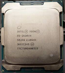 【動作確認済】Intel Xeon E5 2620 V4 LGA2011 v3 CPU本体のみ⑤