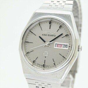 9.SEIKO/KING QUARTZ●1979年製造 9923-7000 ツインクオーツ 電池交換済 メンズ腕時計 KQ 純正ベルト ビンテージ 中古 キングクオーツ