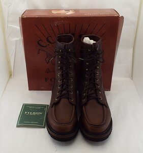 T3906〇FILSON(フィルソン)UPLANDER BOOTS アップランダーブーツ レザー ブーツ 靴 #50115 ブラウン系 サイズ9