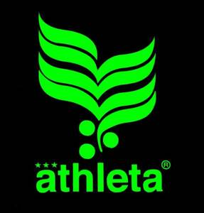 送料0【ATHLETA】アスレタ-20cm　サッカー葉型ステッカー1