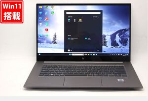 204時間 中古美品 4K対応タッチ15.6型 HP ZbookCreateG7 Windows11 i7-10850H 32GB NVMe 1TB-SSD NVIDIA GeForce RTX 2070 Wi-Fi6 管:1627v