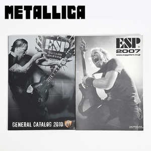 350-43◆METALLICA/メタリカ ESP ギターカタログ 本 2冊セット 2007 2010