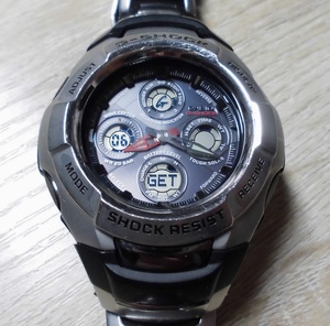 送料３９０円～！カシオ ジーショック GW-1200CJ-1AJF 電波ソーラー メタルカバードバンド 青LEDライト G-SHOCK The G 定価４５０００円 