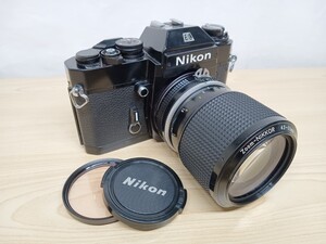 Nikon ニコン EL2 ブラックボディ+Zoom-NIKKOR 43-86mm F/3.5 Ai ズーム レンズ 一眼レフ　U8