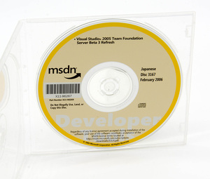 msdn Japanese Disc 3167 February 2006 Visual Studio 2005 Team Foundation Server Beta 3 Refresh Windows 中古 ディスクのみ