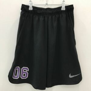 EI629 NIKE ハーフパンツ サッカー 黒 メンズ S #06 バスパン トレーニング