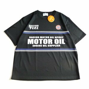 新品 union 76 モータオイル ロゴ プリント 半袖 メッシュ Tシャツ TEE 4L 大きいサイズ ビッグサイズ オーバーサイズ 