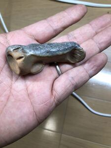 細工物　備前　酒器の神様　中村六郎　長男　中村眞　中村真　虎魚　箸置き　最新作　検索　ぐい呑み　酒器　ぐい飲み　窯変　最新作