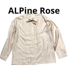 AlpineRose 長袖シャツ ブラウス フリル リボン フォーマル 受験