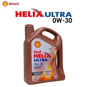 【単品よりお得 2本セット】 Shell HELIX ULTRA ECT (シェル ヒリックス ウルトラ ECT) 0W-30 4L エンジンオイル [並行輸入品]